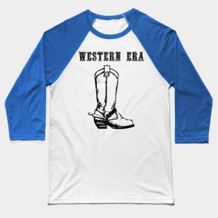 Western Era - Cowboy Boots 2 Baseball T-Shirt